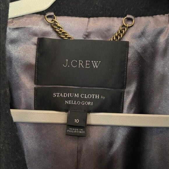 J. Crew Women's Stadium Cloth by Nello Gori wool jacket - Picture 2 of 8